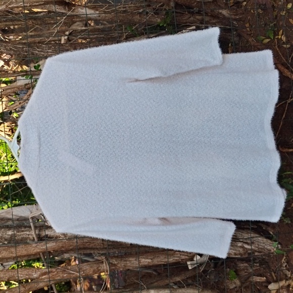 ☯️Laura Petites soft white faux cashmere open cardigan XS - Picture 2 of 4